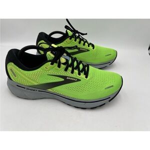 Lite Use  Men's SZ 11 M BROOKS Ghost 14 Running Shoes. Green Gecko 1103691D310.